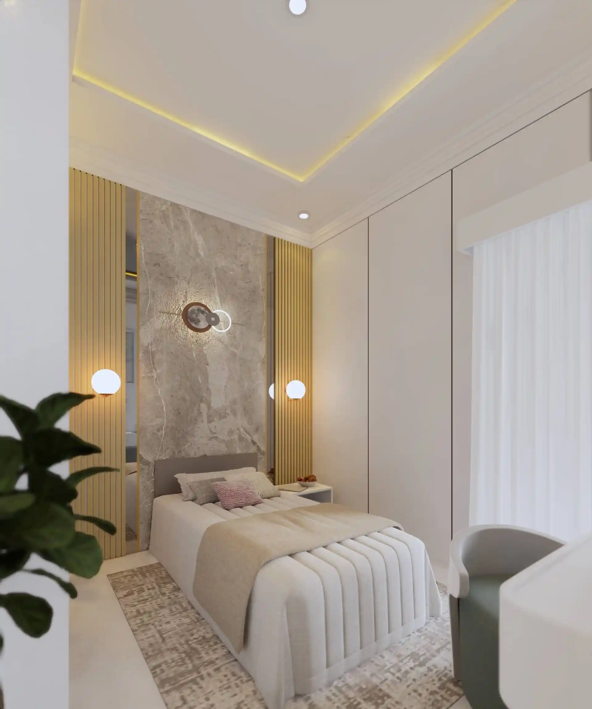 Desain hunian perkotaan yang modern dan hemat ruang